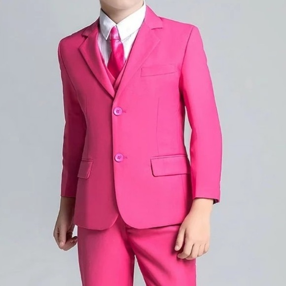 Other - Boutique 3T Toddler Boy Formal Suit Jacket & Pants Set EUC